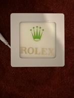 2 x witte LED lampen horloge merk Rolex, Ophalen of Verzenden, Nieuw