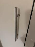 5 IKEA handvatten roostvrijstaal- Zo goed als nieuw, Ophalen of Verzenden, Zo goed als nieuw