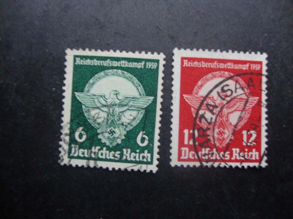 Duitse Rijk serie 689-690 Gestempeld,, Ophalen of Verzenden, Overige periodes, Gestempeld