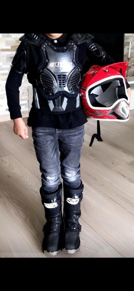 Cross helm kind, Motoren, Ophalen of Verzenden, Tweedehands, Laarzen