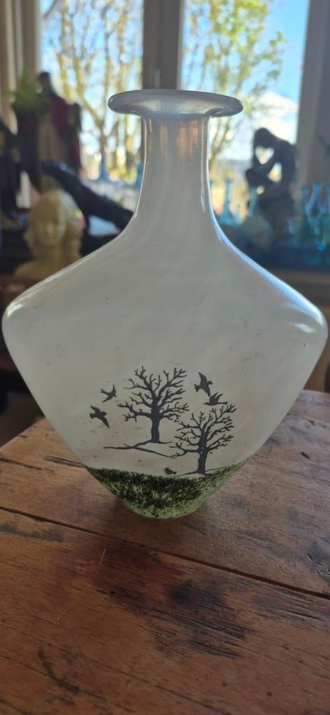 Kosta Boda - fles Kjell Engman - Oktober, Ophalen of Verzenden