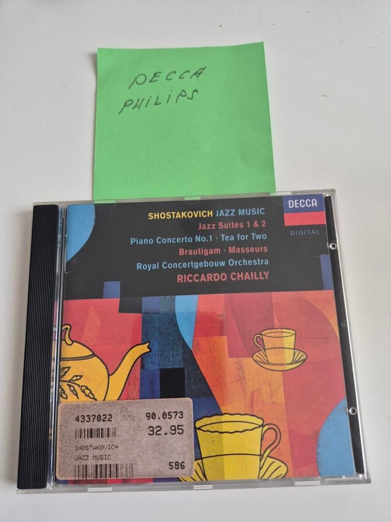 Shostakovich Jazz Music - Royal Concertgebouw Orchestra, Ophalen of Verzenden, 1980 tot heden, Zo goed als nieuw, Jazz