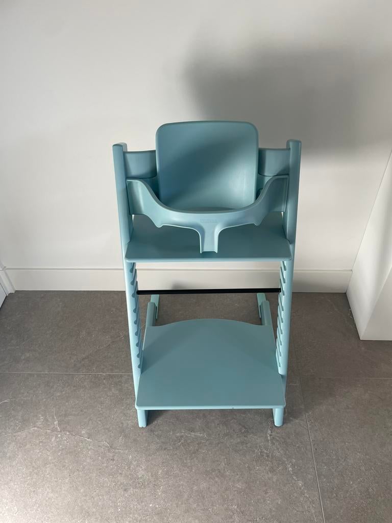 Nette stokke tripp trapp + babyset, Ophalen of Verzenden, Zo goed als nieuw, Meegroeistoel