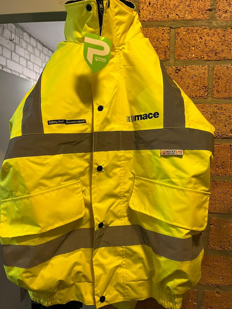 veiligheidsjas, Tuin en Terras, Werkkleding, Ophalen of Verzenden, Zo goed als nieuw, Jas