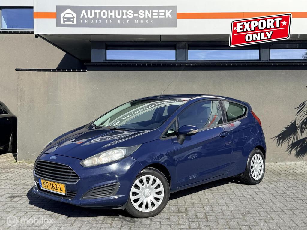 Ford Fiesta 1.0 EcoBoost Titanium, Auto's, Voorwielaandrijving, Euro 5, 101 pk, Blauw