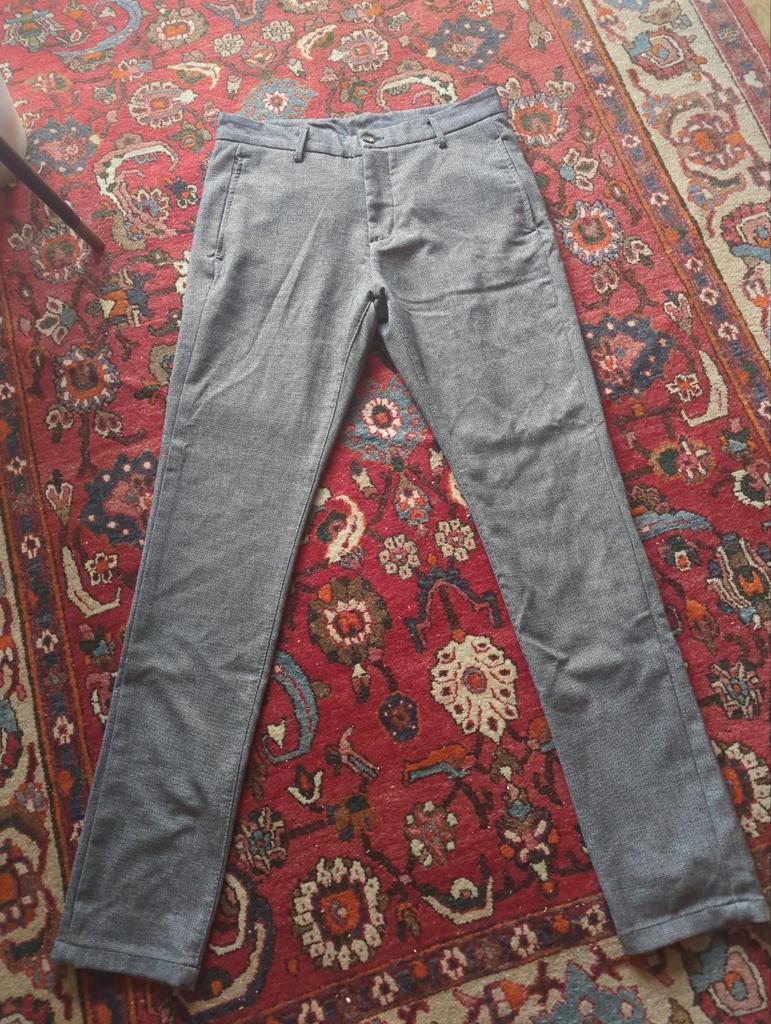 Bruce & Butler Grijze Regular Fit Broek - Maat 34L, Bruce & Butler, Overige maten, Ophalen of Verzenden, Grijs