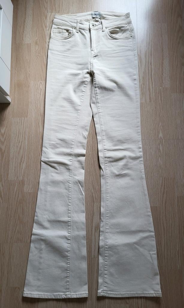 Jeans van Only Flared, Only, Verzenden, Wit, Zo goed als nieuw