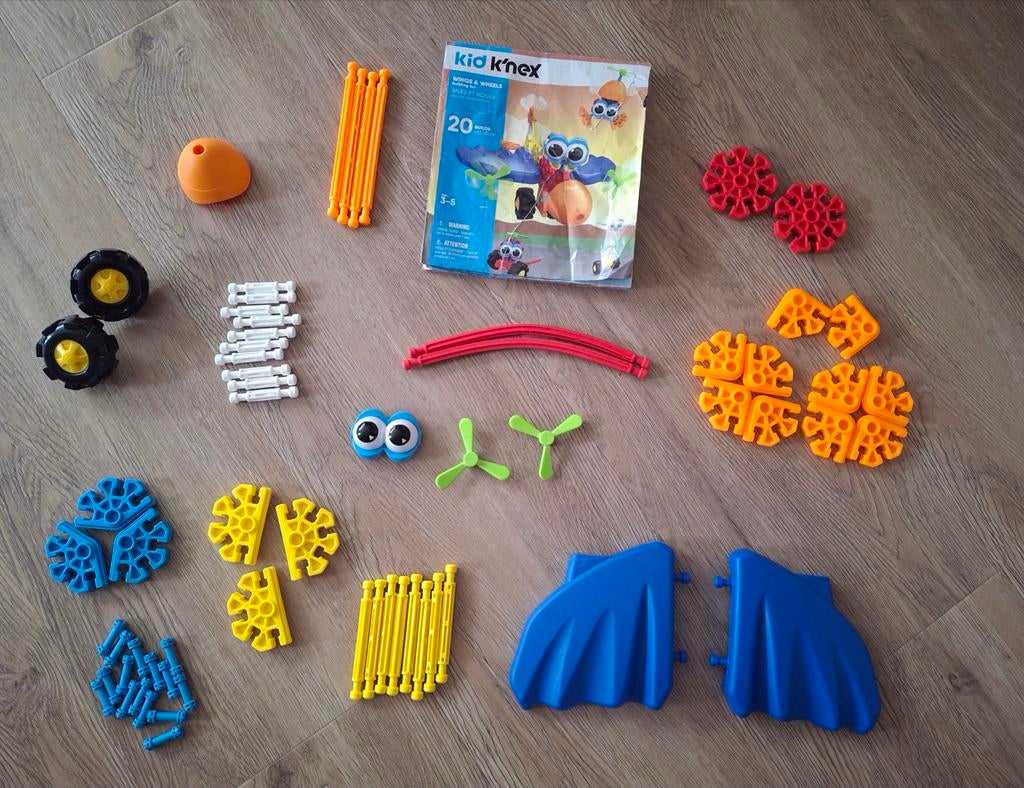 Kid K'nex Wings & Wheels bouwset, Ophalen, Gebruikt, K'nex