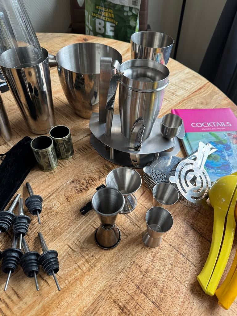 Complete Cocktail Set - Alles voor de perfecte cocktail, Ophalen of Verzenden, Zo goed als nieuw
