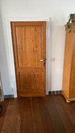 Mooi oud grenen binnendeur., Ophalen, Gebruikt, 80 tot 100 cm, Binnendeur