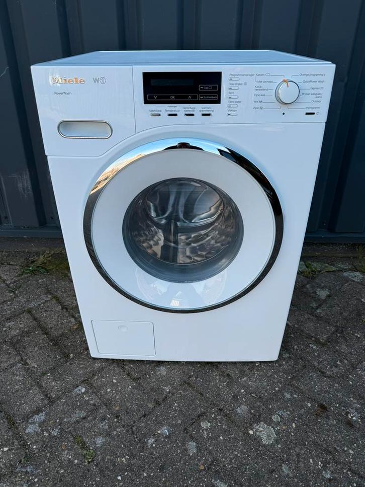 Miele W1 PowerWash Wasmachine, Witgoed en Apparatuur, Wasmachines, Zo goed als nieuw, 8 tot 10 kg, 85 tot 90 cm, 1600 toeren of meer