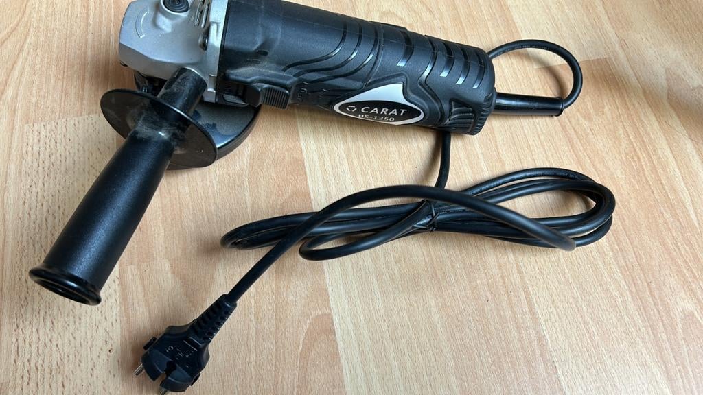Carat HS-1250 Haakse Slijpmachine -  nieuw, Ophalen of Verzenden, Nieuw, 1000 watt of meer, Haakse handslijpmachine