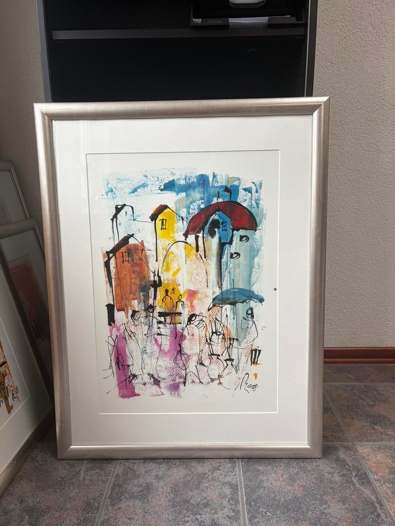 Diverse schilderijen te koop, Ophalen