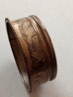 Wine Coaster Wijnfles onderzetter met Zilvermerk Leiden, Antiek en Kunst, Ophalen of Verzenden