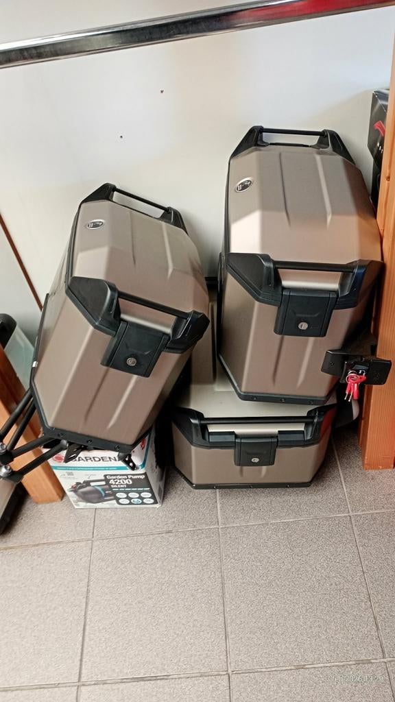 Hepco Becker kofferset, Motoren, Accessoires | Koffers en Tassen, Ophalen of Verzenden