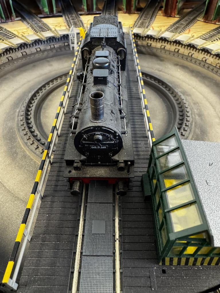 Fleischmann SNCF 040.D.260 (BR 55) -1324, Hobby en Vrije tijd, Modeltreinen | H0, Gebruikt, Locomotief, Gelijkstroom, Fleischmann