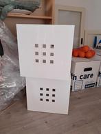 Lekman bakken wit hoogglans voor Kallax kast, Kunststof, Gebruikt, Mand, Vierkant