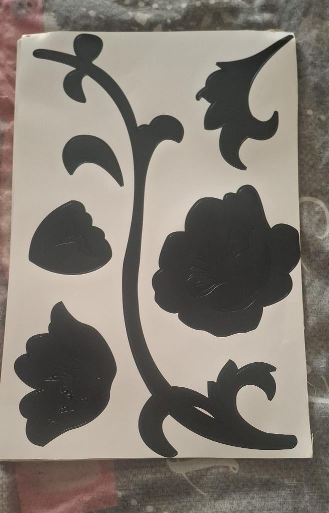 Muur stickers bloemen motief, Ophalen of Verzenden, Nieuw