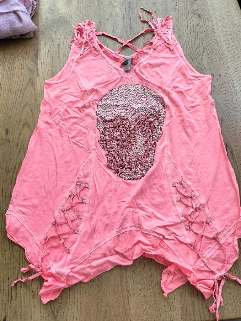 Nieuwe Neon top van Tredy maat 42, Nieuw, Ophalen of Verzenden, Roze, Zonder mouw