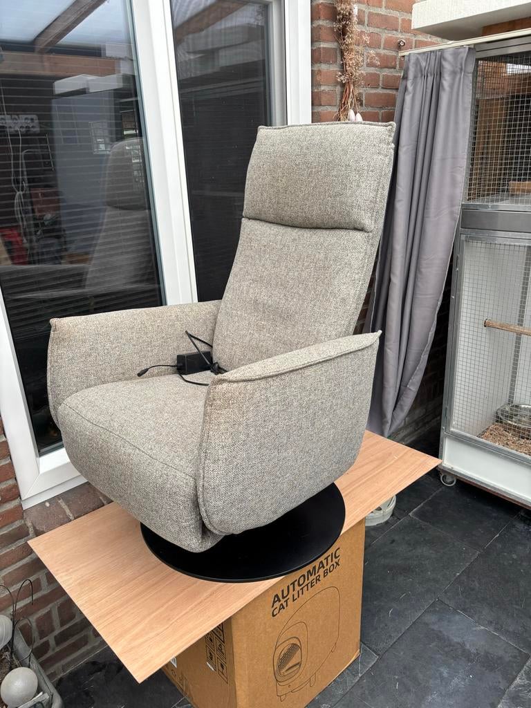 Elektrische stoel, Huis en Inrichting, Stoelen, Ophalen, Gebruikt, Eén, Stof