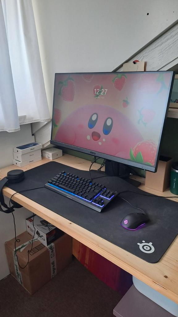 Game setup msi, Computers en Software, Desktop Pc's, Zo goed als nieuw, 2 tot 3 Ghz, HDD, SSD, 16 GB, Met videokaart, Met monitor