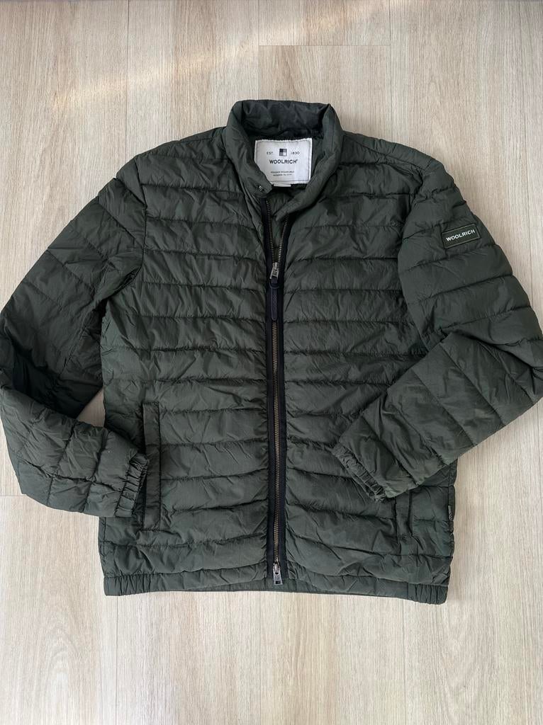 Woolrich Sierra Micro Down Jacket, Ophalen of Verzenden, Zo goed als nieuw, Maat 46 (S) of kleiner, Groen