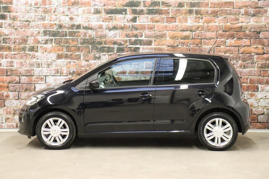 Volkswagen up! 1.0 BMT high up! 5 deurs / Airconditioning /, Voorwielaandrijving, Stof, Gebruikt, Zwart