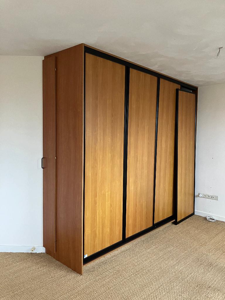 Schuifdeuren 4 stuks 73x230cm met rails, Huis en Inrichting, Kasten | Kledingkasten, Ophalen, Gebruikt, 200 cm of meer, 50 tot 100 cm