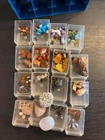 Collectie mineralen en stenen in bakjes, Ophalen of Verzenden, Mineraal