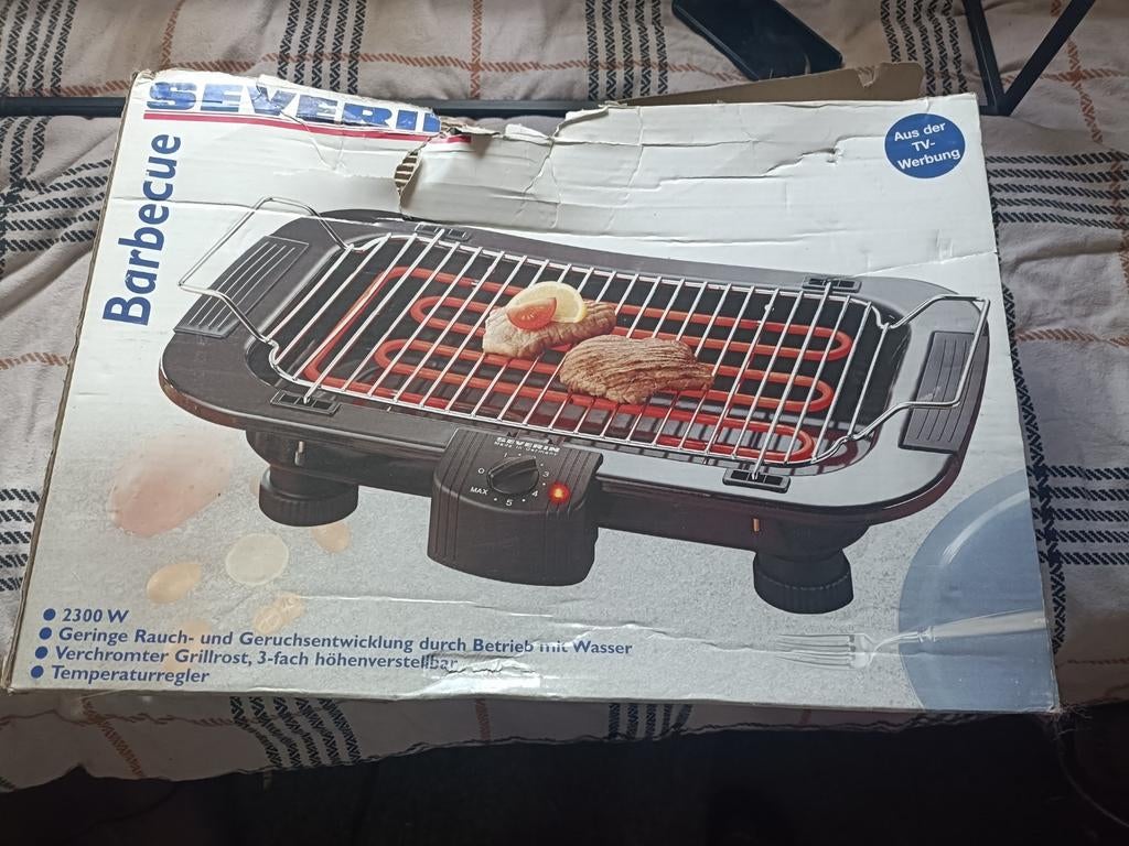 Severin Barbecue Grill - Nieuw (doos beschadigd), Ophalen of Verzenden, Nieuw, Severin