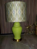 lampvoet groen/goud, eclectisch design, Ophalen, Zo goed als nieuw, Glas, 50 tot 75 cm