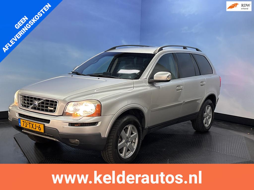 Volvo XC90 2.4 D5 7P Automaat | Leer | Clima | Trekhaak, Auto's, Volvo, Gebruikt, 241 €/maand, 7 stoelen, Leder