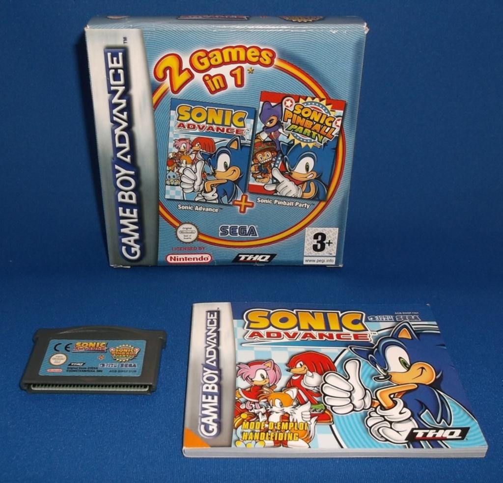2 in 1 Sonic Advance + Sonic Pinball Party (Gameboy Advance), Spelcomputers en Games, Games | Nintendo Game Boy, Avontuur en Actie