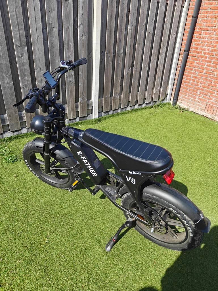 E-FATHER V8 fatbike, 59 cm of meer, Ophalen, Zo goed als nieuw, Overige merken