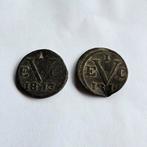 Javaanse Duiten 1813 & 1814, Postzegels en Munten, Ophalen of Verzenden, Vóór koninkrijk, Overige waardes, Setje