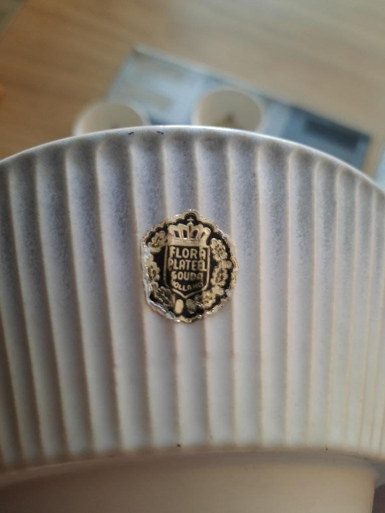 Plateel schaal met set schaaltjes, Antiek en Kunst, Ophalen of Verzenden