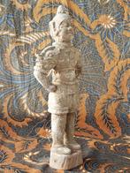 Mooi antiek Chinees terracotta beeld van een krijger 39 cm., Ophalen of Verzenden