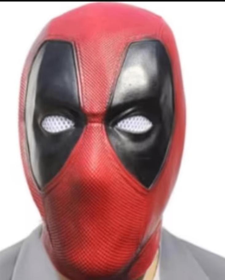 Deadpool full face latex masker, Ophalen of Verzenden, Nieuw, Halloween of Griezel