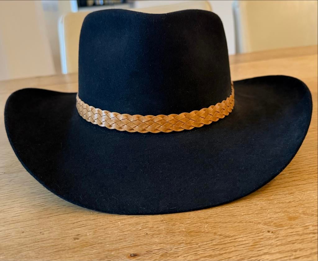 Echte Australische Akubra hoed, maat 58, Ophalen of Verzenden, Gedragen, 58 cm (L, 7¼ inch) of meer, Hoed