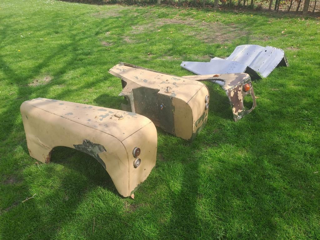 Land rover series partij spatborden en delen, Auto-onderdelen, Ophalen, Voor, Spatbord, Gebruikt