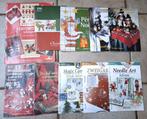 10x kerst borduurboekje borduur kruissteken, Ophalen of Verzenden, Gebruikt, Handborduren, Borduurpakket
