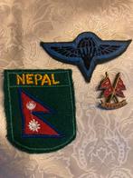 Emblemen, badges Nepalese leger, Verzamelen, Ophalen of Verzenden