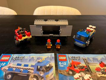 Lego wagon + vrachtwagen + heftruck 7898 beschikbaar voor biedingen