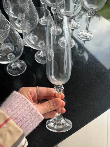 Crystal glas van Berghoff 3 soorten voor 6 personen beschikbaar voor biedingen
