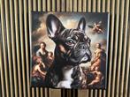 Franse Bulldog Barok Canvas, Verzenden