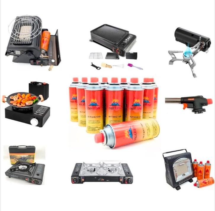 Camping kooktoestel BBQ butaangas gaskachel brander gasstel, Caravans en Kamperen, Kampeeraccessoires, Zo goed als nieuw, Ophalen of Verzenden