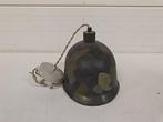A5951 Stalen Leger Helm [Hanglamp], Ophalen of Verzenden, Gebruikt, Minder dan 50 cm