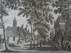 gravure het dorp St Laurens Walcheren Zeeland, Spilman 1750, Antiek en Kunst, Kunst | Etsen en Gravures, Verzenden