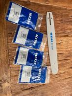 Kettingzaagblad + 4 kettingen, Tuin en Terras, Hand-tuingereedschap, Ophalen of Verzenden