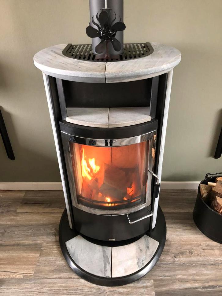 Houtkachel Hark 17 speksteen, Huis en Inrichting, Kachels, Gebruikt, Vrijstaand, Houtkachel, Hout, Ophalen